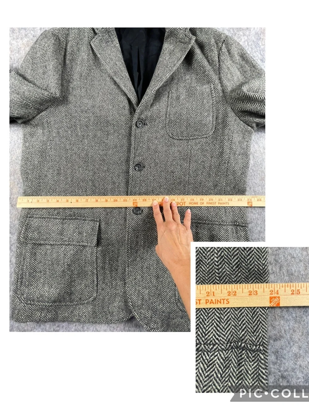 American Living Wool Herringbone Classic Quiet Luxe Career Blazer Sport Coat XXL
